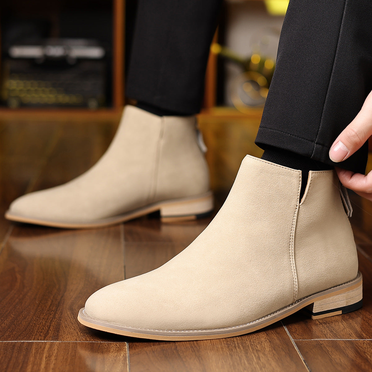 Retro Matte Martin Suede Boots