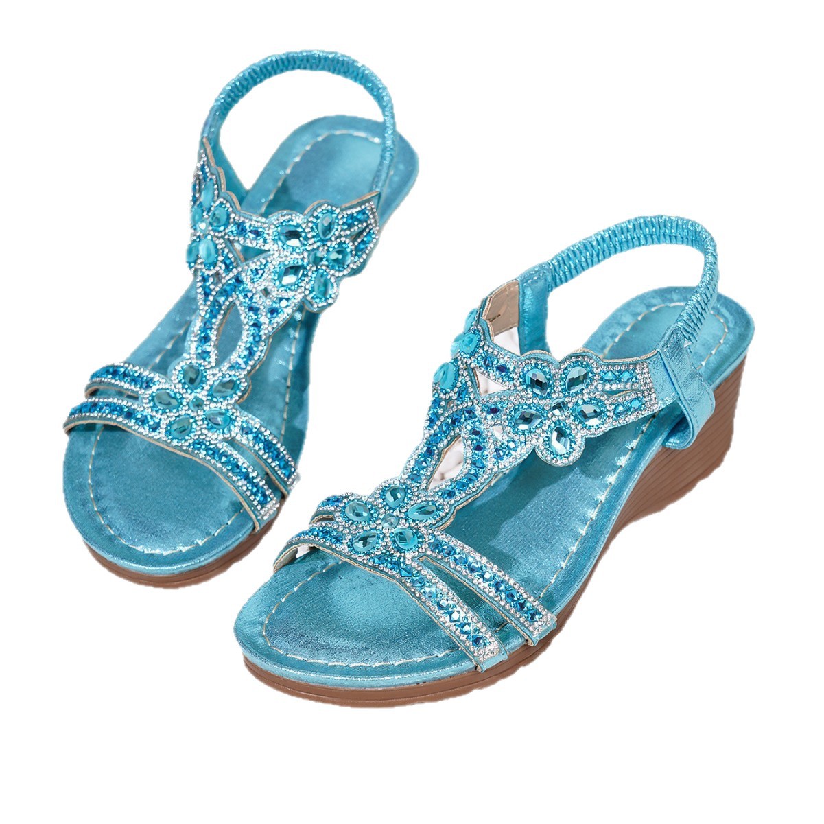 Bohemian-style Thick-soled Wedge Sandals