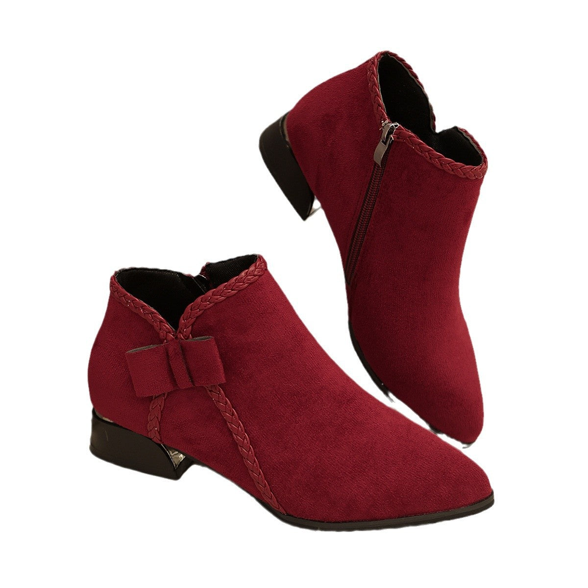 Womens Bow-tie Dress Boots