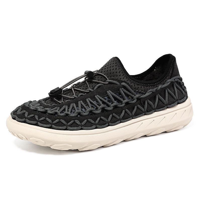 Men's Hand-woven Mesh Slip-on Shoes