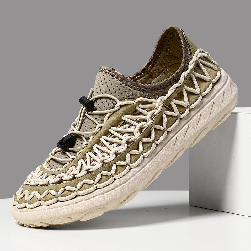 Men's Hand-woven Mesh Slip-on Shoes