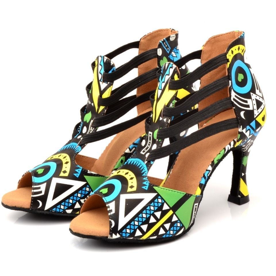 Women's Leatherette Customized Heel Dance Boots