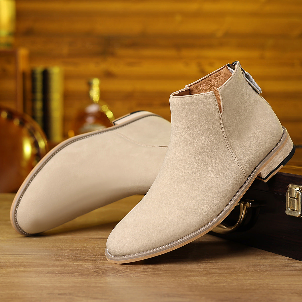 Retro Matte Martin Suede Boots