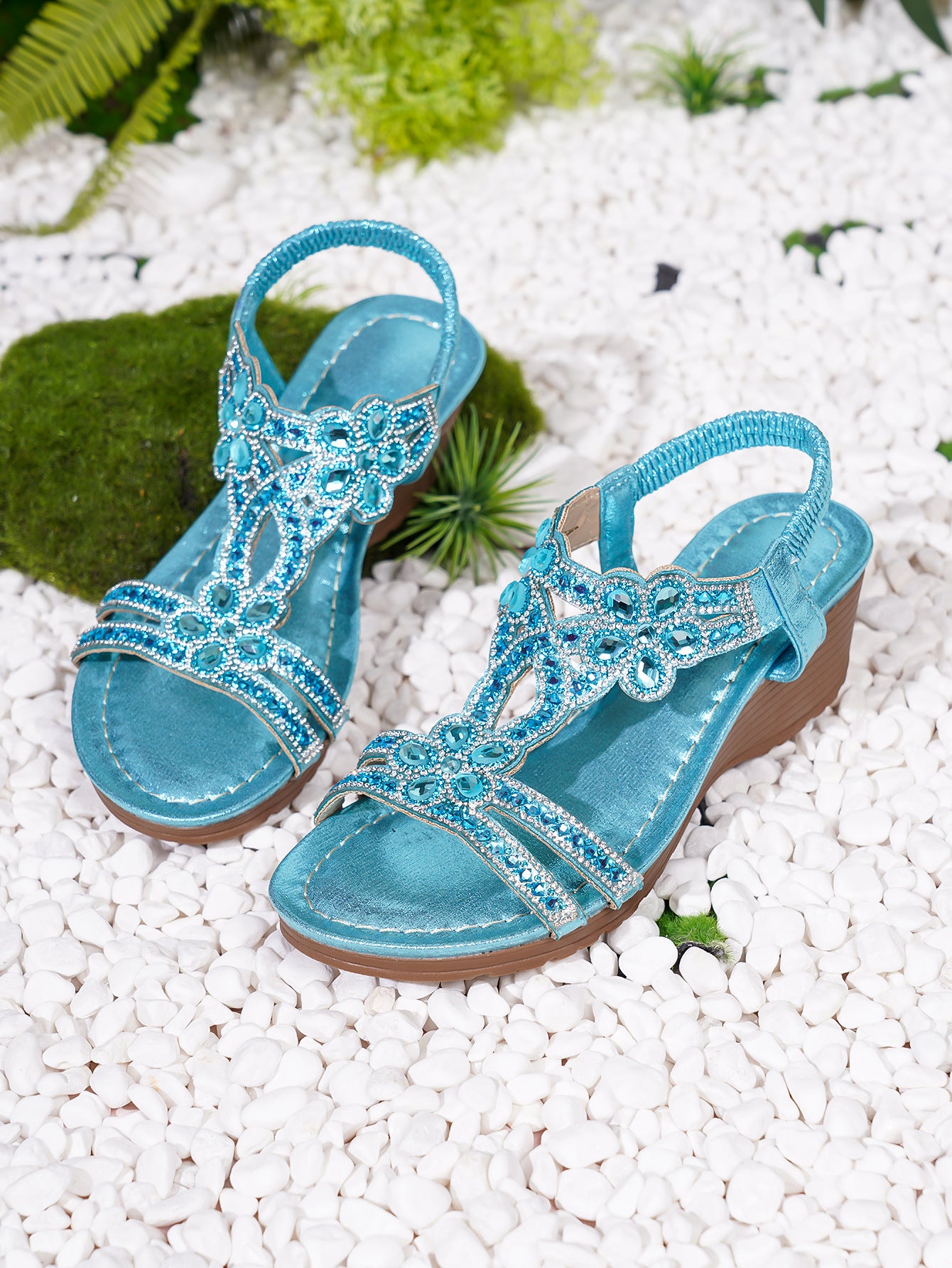 Bohemian-style Thick-soled Wedge Sandals