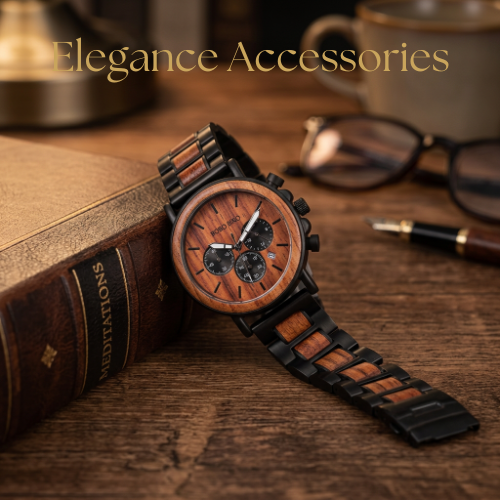 BOBO BIRD P09 (PO9-1 Model) Series Wooden Chronograph watch