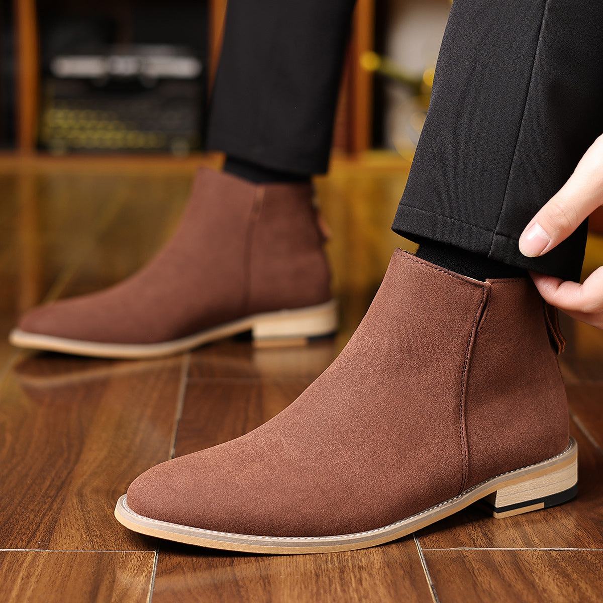 Retro Matte Martin Suede Boots