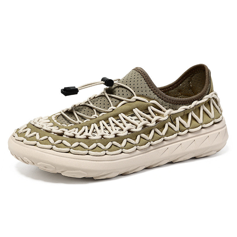 Men's Hand-woven Mesh Slip-on Shoes